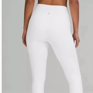 White lululemon align leggings size 4